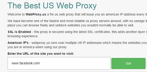 access facebook via proxy