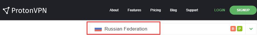 protonvpn 俄罗斯服务器
