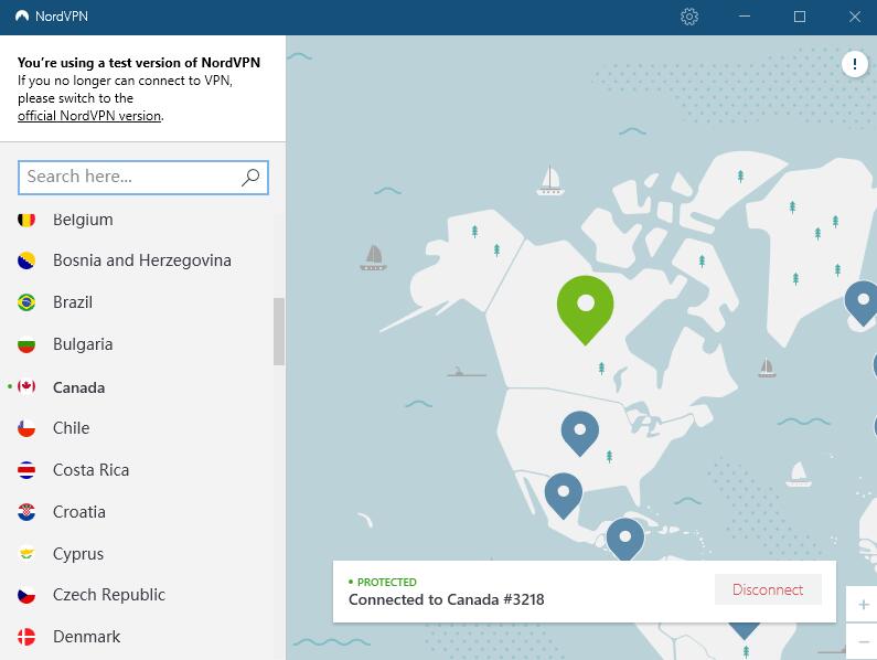 nordvpn 连接成功